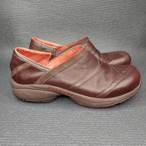 Merrell Encore Eclipse Leather Slip On Clogs Mules Women's Sz 10